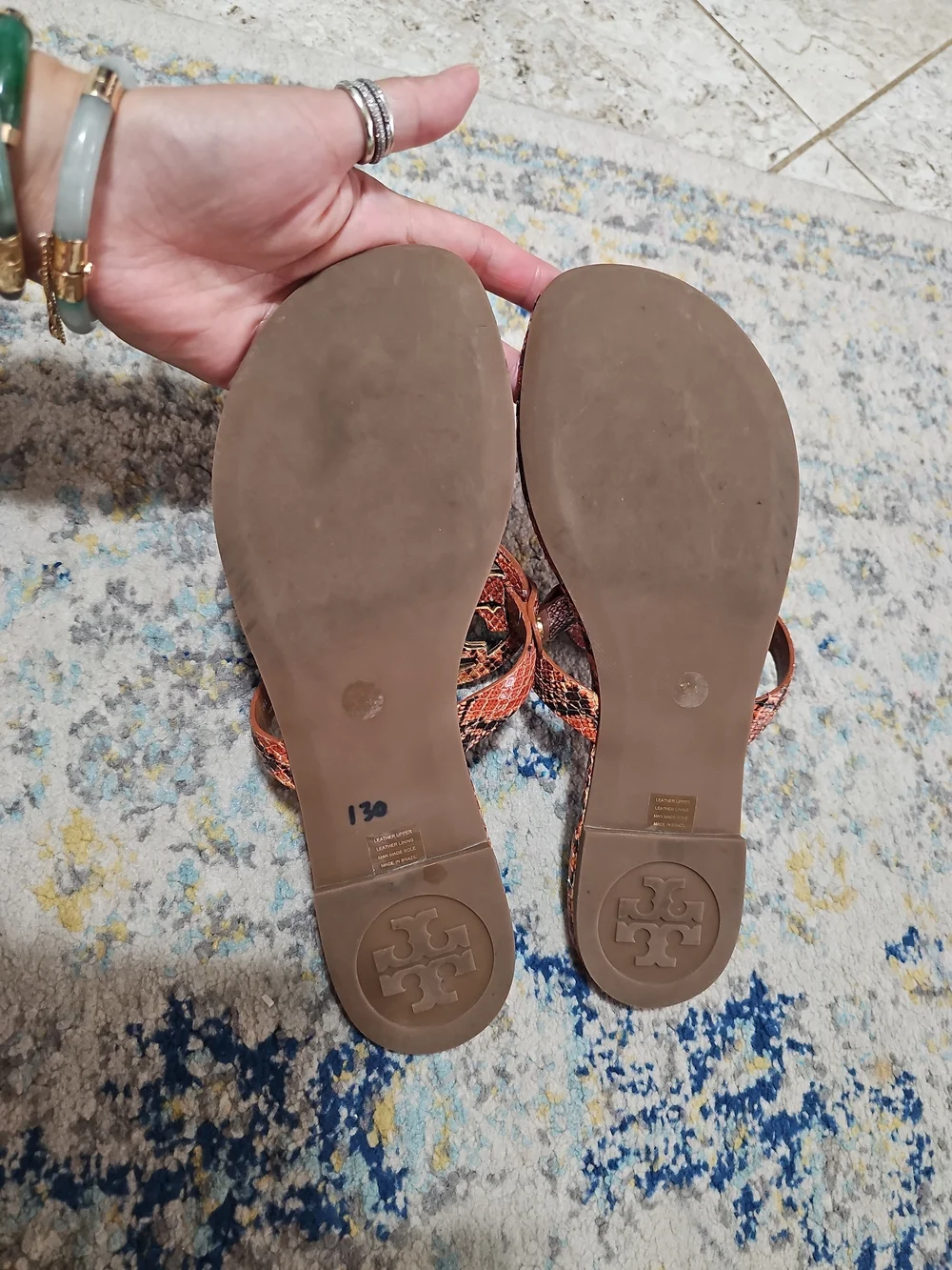 Tory Burch Miller Sandals Size 7M